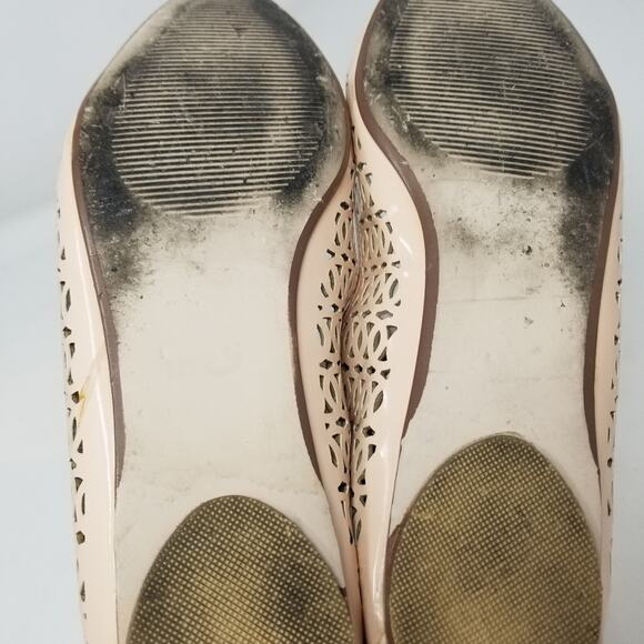 JustFab Pink Flats Loafers Slipons Comfortable Slip on Women's Gifts Size 7.5 - Picture 8 of 9